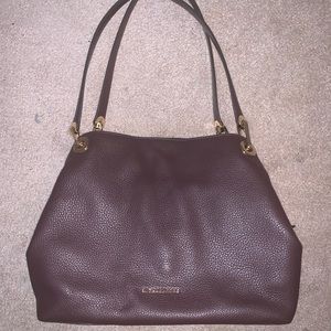 Michael Kors Raven Large Leather Shoulder Bag